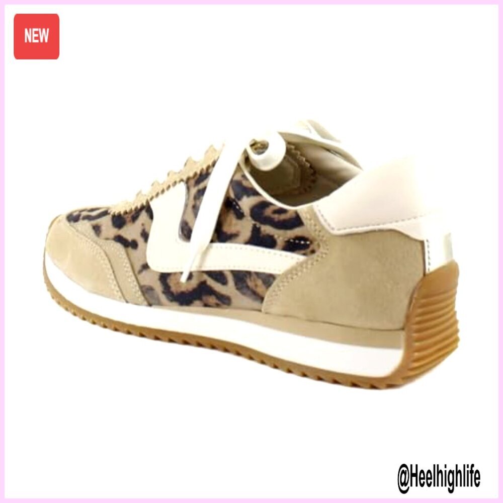 Nylon and Suede Fashion Sneakers, Sporty Everyday Wear - Picture 3 of 7